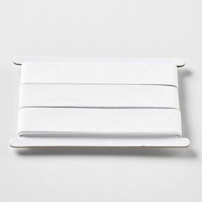 Smooth elastic tape [3 m | 25 mm] – white, 