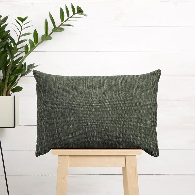 Upholstery Fabric Chenille fabric – dark green, image number 8