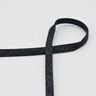 Flat cord Hoodie Lurex [8 mm] – black/metallic gold,  thumbnail number 1