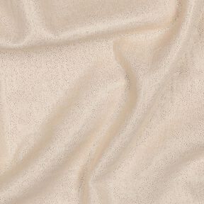 Double Gauze/Muslin Fine Glitter Dots | Poppy Fabrics – sand, 