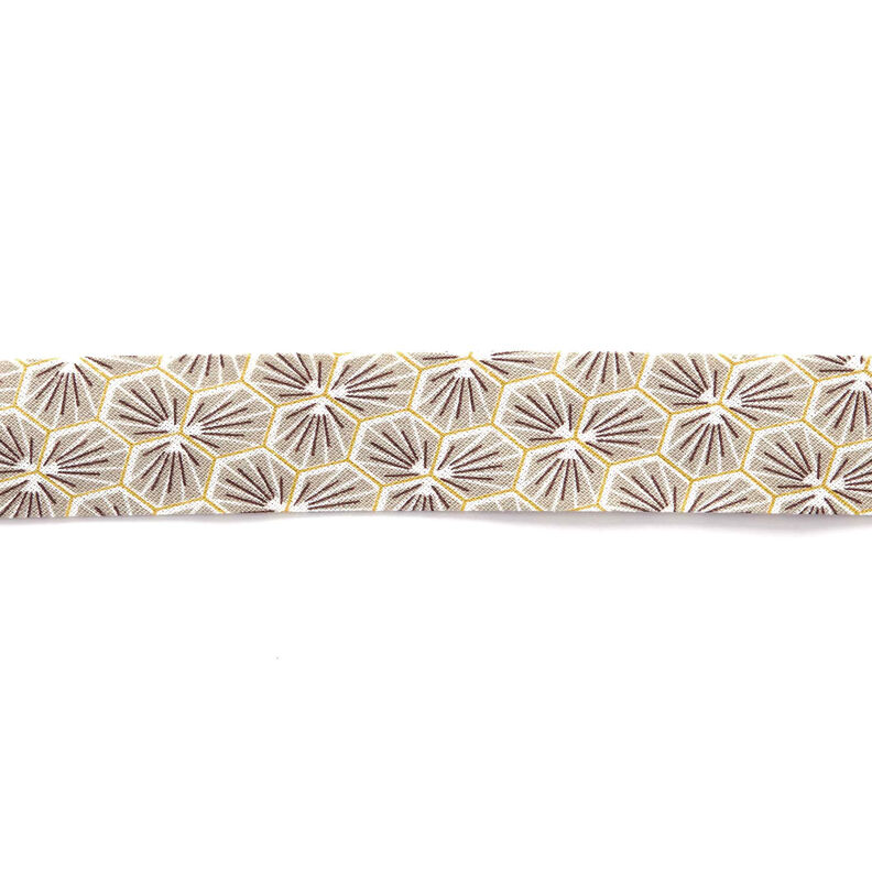 Bias binding Diamonds [27 mm] – beige,  image number 1
