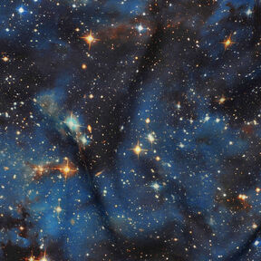 Softshell space Digital Print | by Poppy – midnight blue, 
