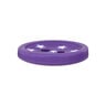 Star Plastic Button – lilac,  thumbnail number 2