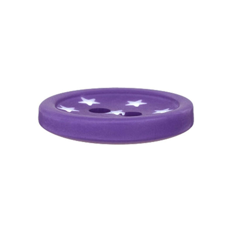Star Plastic Button – lilac, image number 2