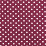 Cotton Poplin Polka dots – burgundy/white,  thumbnail number 1
