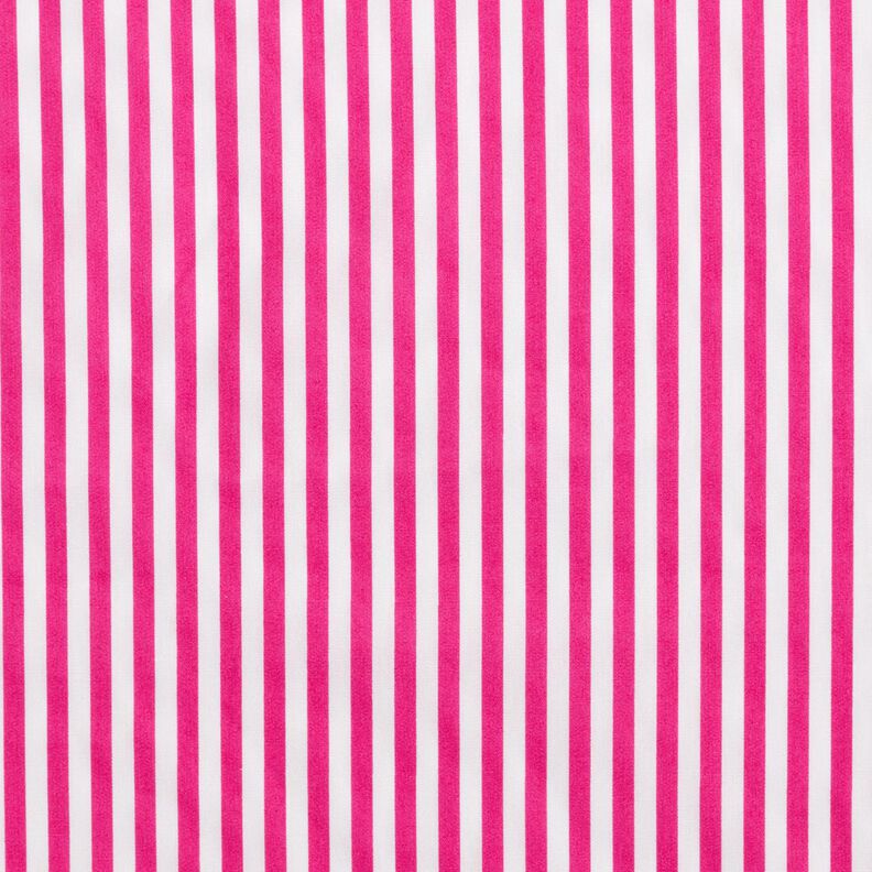 Cotton Poplin narrow stripes – purple/white,  image number 1