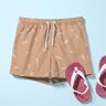 Cotton Jersey leaves – light brown,  thumbnail number 5