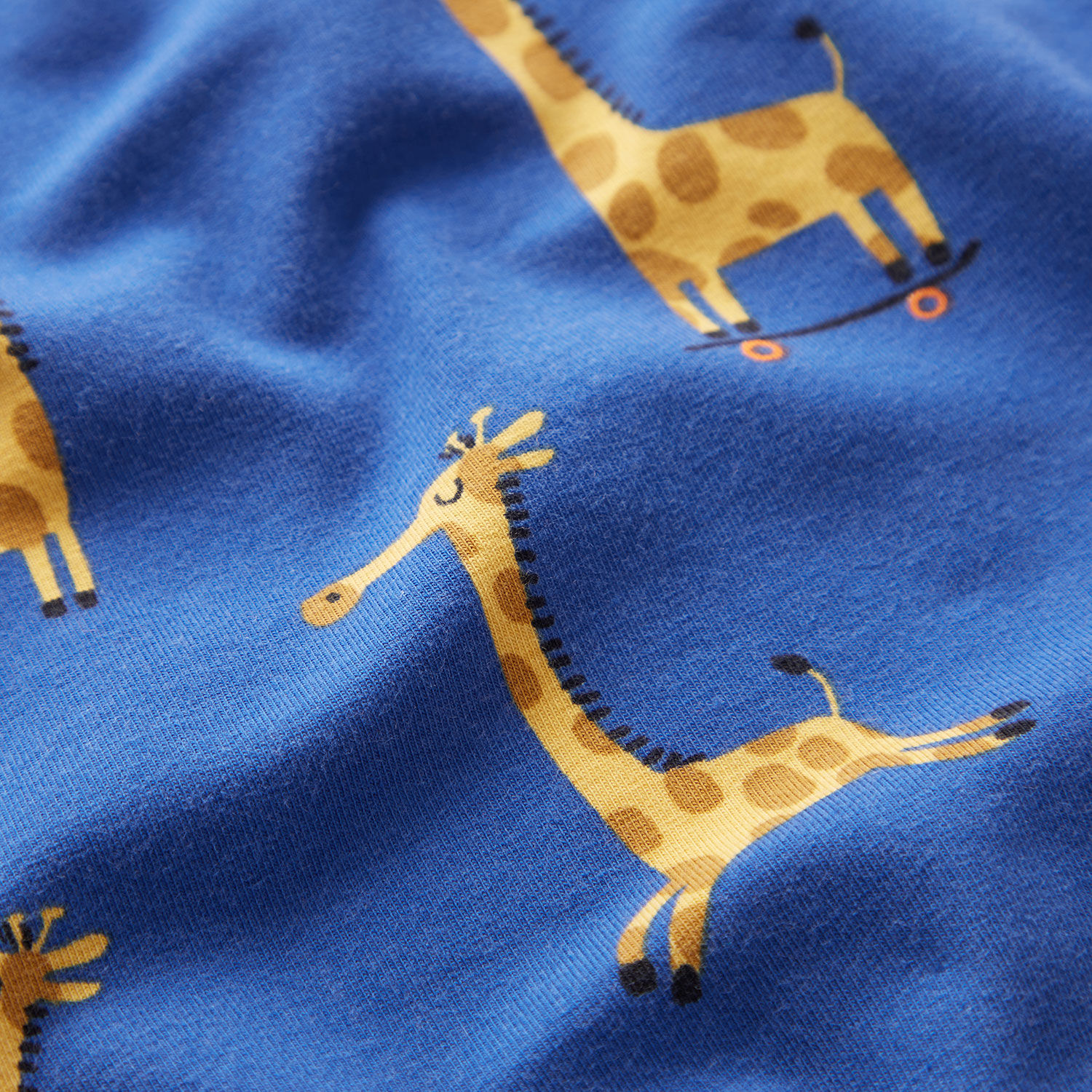 Giraffe jersey fabric clearance