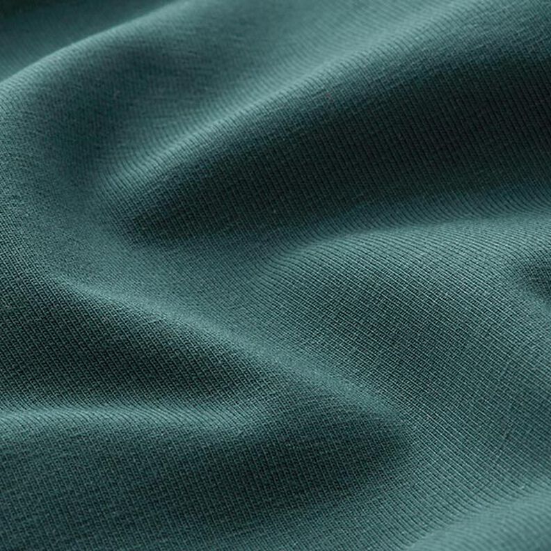 Medium Cotton Jersey Plain – dark green,  image number 4