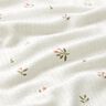 Ajour Cotton Jersey Tulips – ivory,  thumbnail number 2
