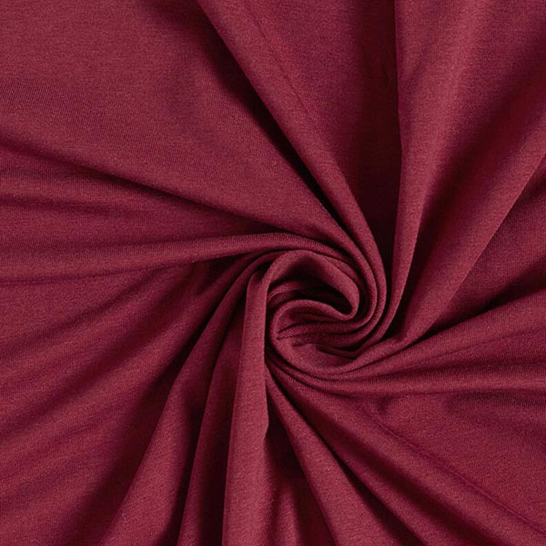 Bamboo Viscose Jersey Plain – burgundy,  image number 1