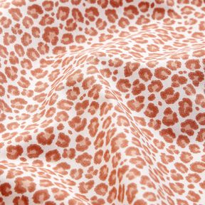 Cotton Cretonne small leopard print – ivory/copper, 