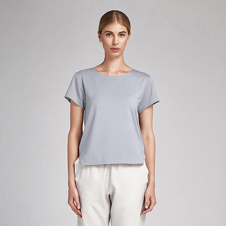 Plain Cotton Batiste – light grey,  image number 5
