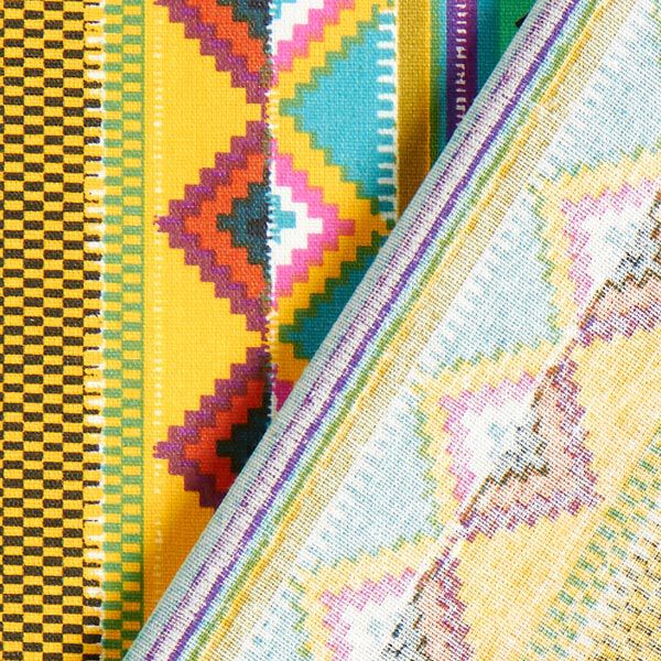 Coated Cotton ethnic stripes,  image number 5