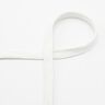 Flat cord Hoodie Cotton [15 mm] – white,  thumbnail number 1