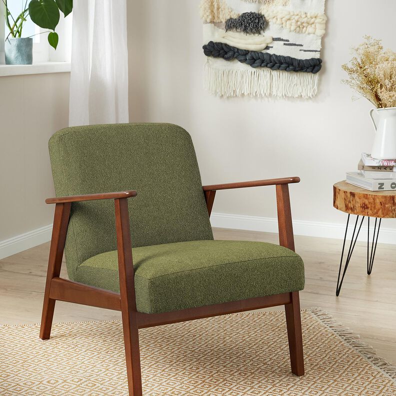 Upholstery Fabric Teddy soft – olive,  image number 4