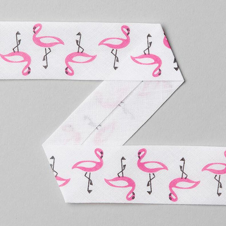 Bias Tape Flamingo - pink,  image number 1