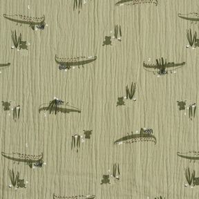 Double Gauze/Muslin crocodiles and frogs – reed, 