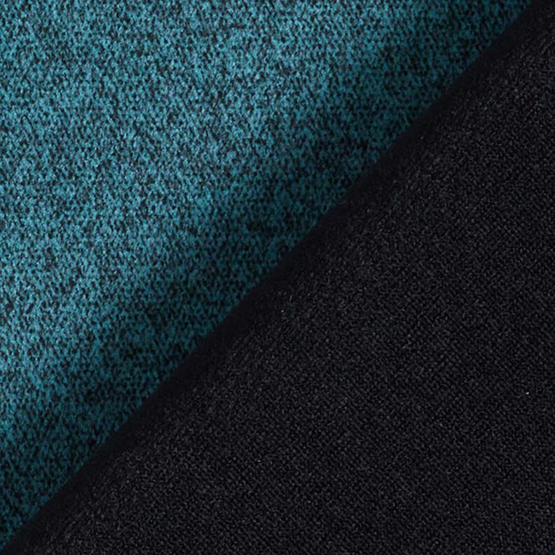 Soft Mottled Upholstery Fabric – petrol,  image number 4