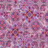 Quilted Fabric Doubleface Diamonds | Poppy Fabrics – blue lilac/chestnut,  thumbnail number 4