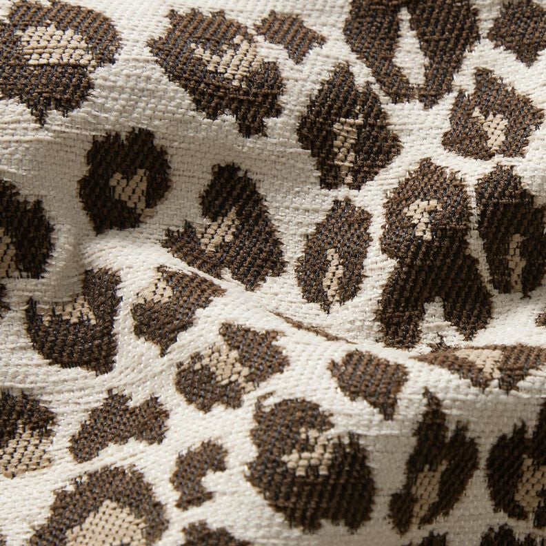 Upholstery Fabric Jacquard Leo – cream/anemone, image number 2
