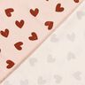 Cotton Jersey big hearts – rosé/dark dusky pink,  thumbnail number 4