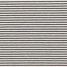 Cotton Jersey narrow stripes – cream/black,  thumbnail number 1