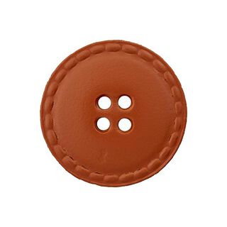 4-Hole Leather Button – brown, 
