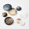 4-hole round button [Ø 25 mm] – denim blue,  thumbnail number 4