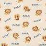 Cotton Jersey Lion | Poppy Fabrics – light beige/fawn,  thumbnail number 1