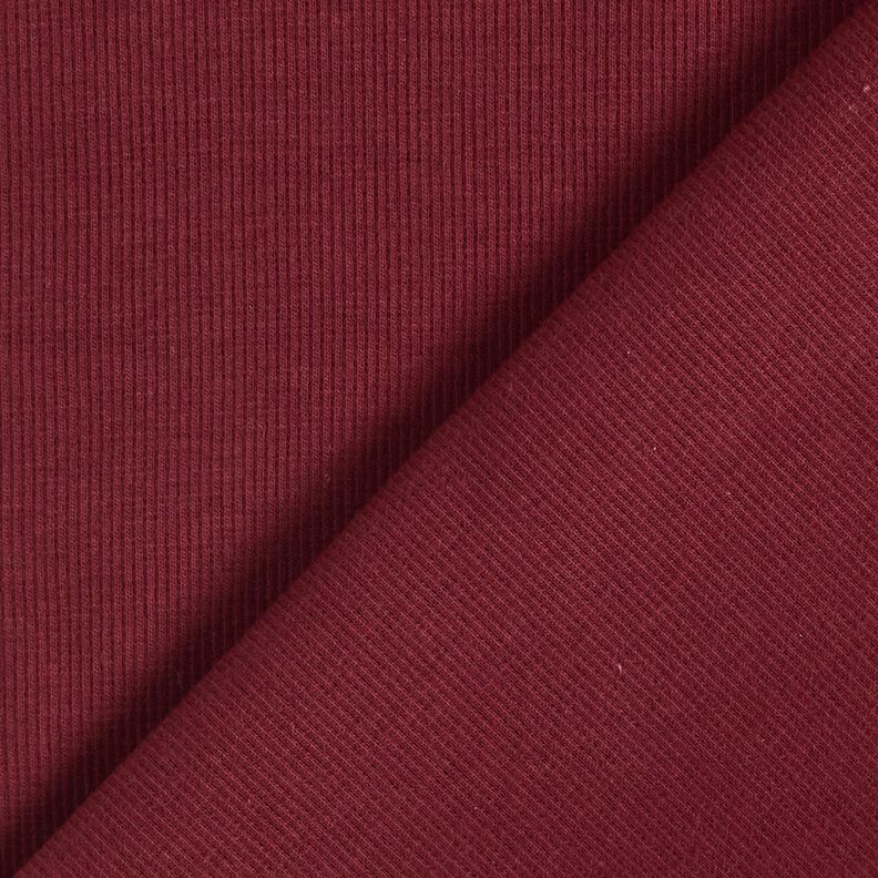 2x2 Ribbing Plain – burgundy,  image number 3