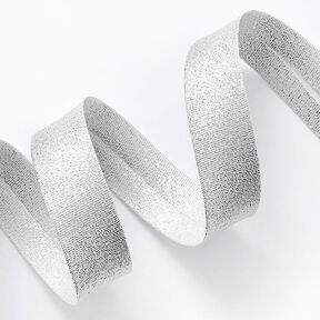 Bias binding Metallic [20 mm] – metallic silver, 