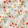 Baby Cord Watercolour Flower Meadow Digital Print – offwhite,  thumbnail number 2