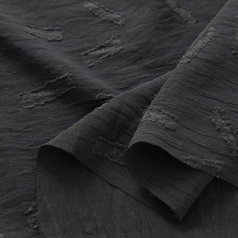 Striped jacquard dobby – black,  image number 3