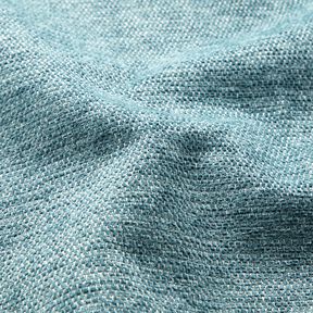 Upholstery Fabric Chenille Mottled &ndash; light petrol/silver grey | Remnant 50cm, 
