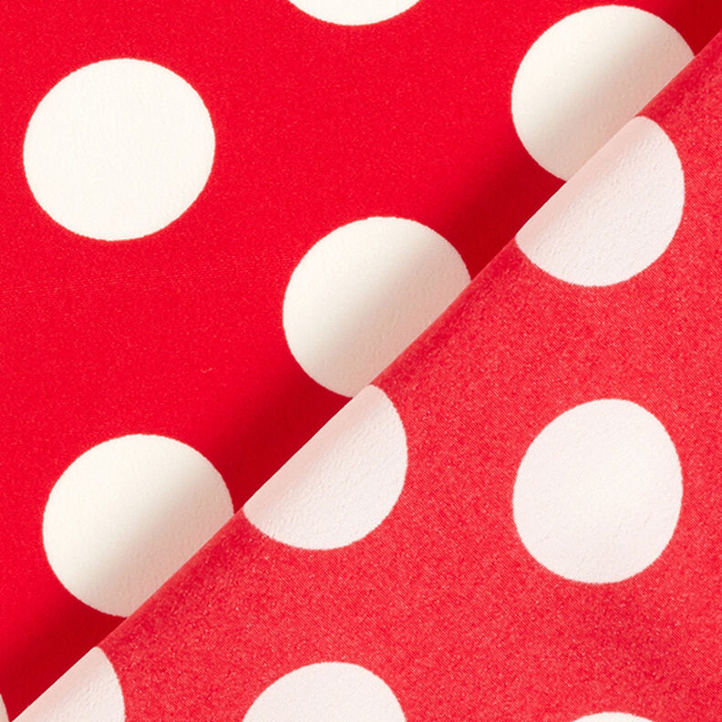 Crepe Weave polka dots [2.5 cm] – red,  image number 4