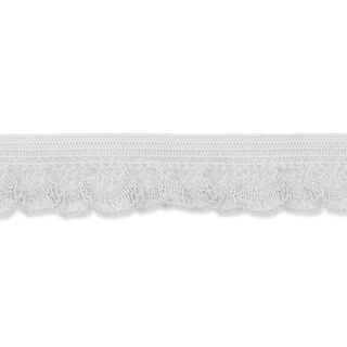 Elasticated Ruffle [15 mm] – light grey, 