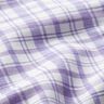 Cotton Stretch Check – white/lavender,  thumbnail number 3