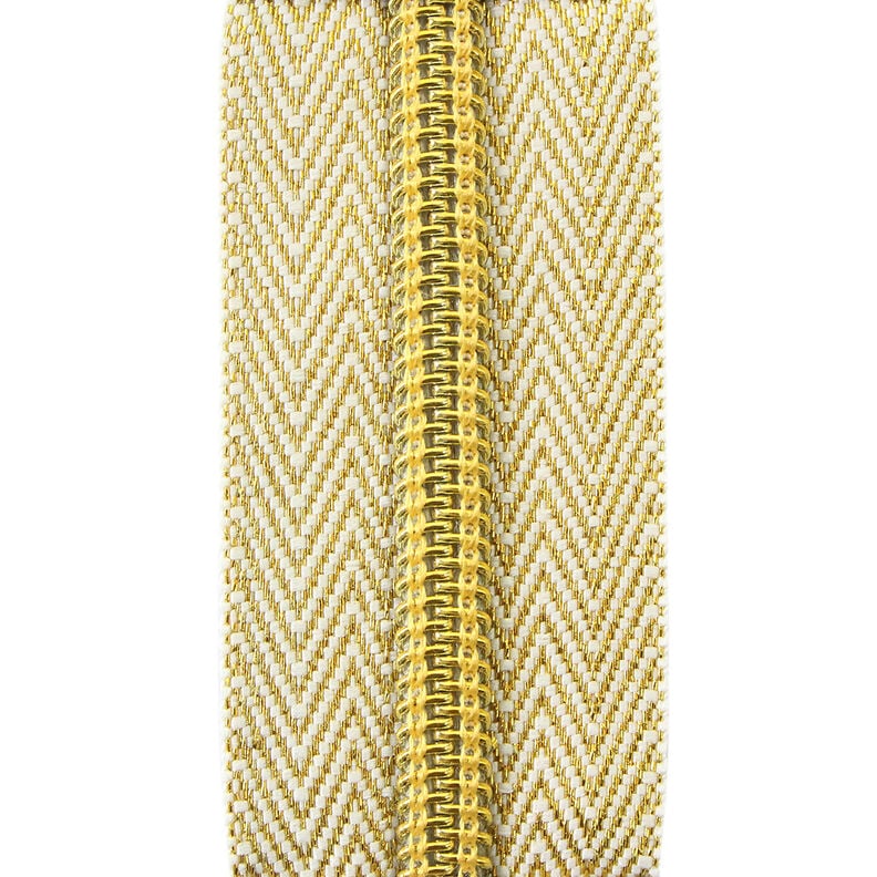 Endless Zip | Prym – metallic gold,  image number 1
