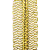 Endless Zip | Prym – metallic gold