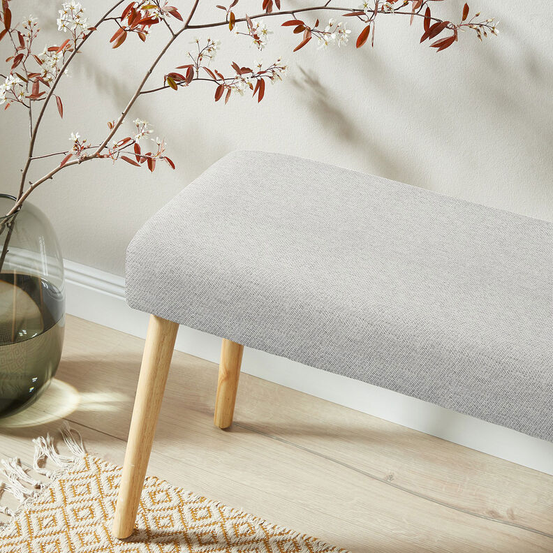 Upholstery Fabric special web structure – misty grey,  image number 7