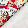 French Terry reindeer, Santa Claus and snowman – offwhite,  thumbnail number 4