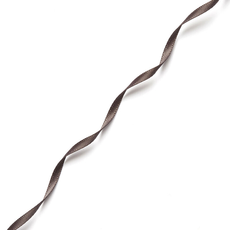 Satin Ribbon [3 mm] – dark grey,  image number 2