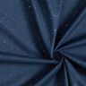Cotton Poplin Foil Print Silver speckles – midnight blue/metallic silver,  thumbnail number 3