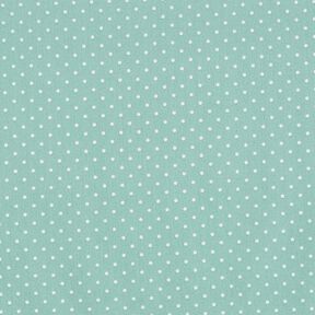 Coated Cotton Little Dots – aqua blue, 