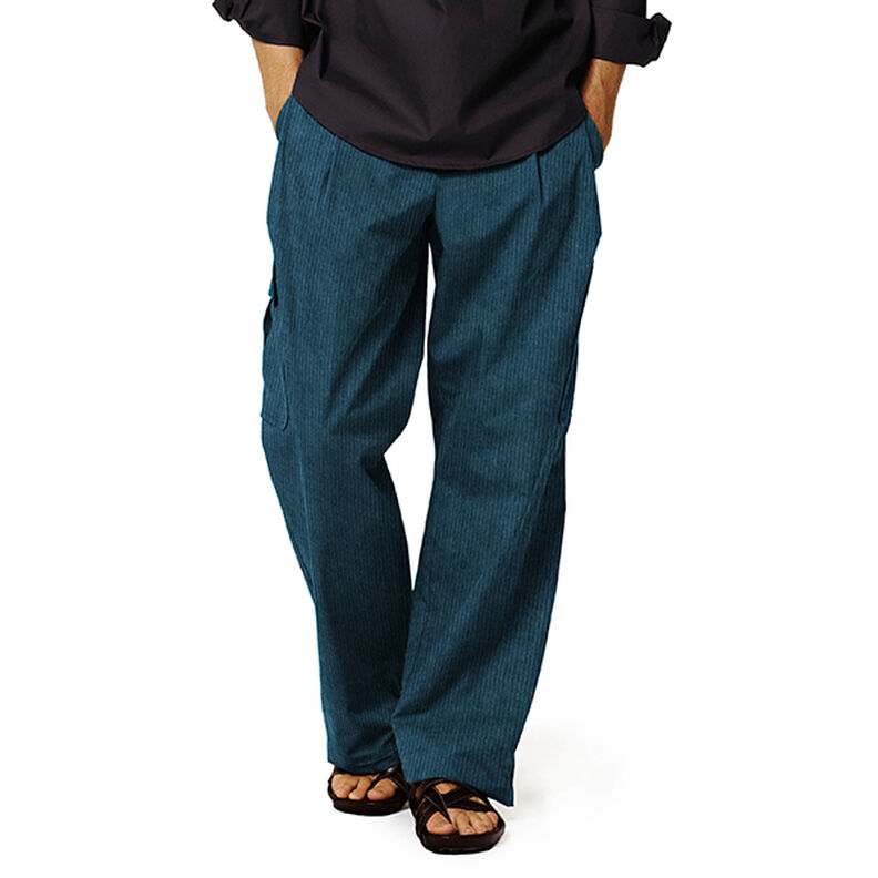Chunky Corduroy pre-washed Plain – steel blue,  image number 12