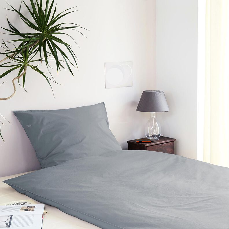 Cotton Cretonne Plain – pearl grey,  image number 6