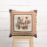 Decorative Panel Tapestry Fabric Nutcracker Duo – carmine/light beige,  thumbnail number 6