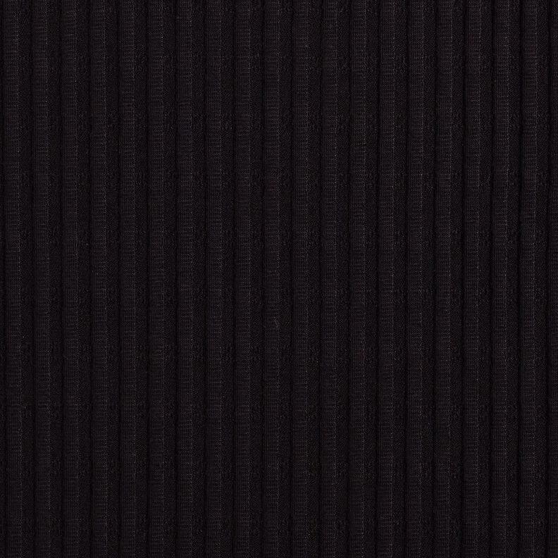 Ribbed Jersey single knitting pattern – black,  image number 1