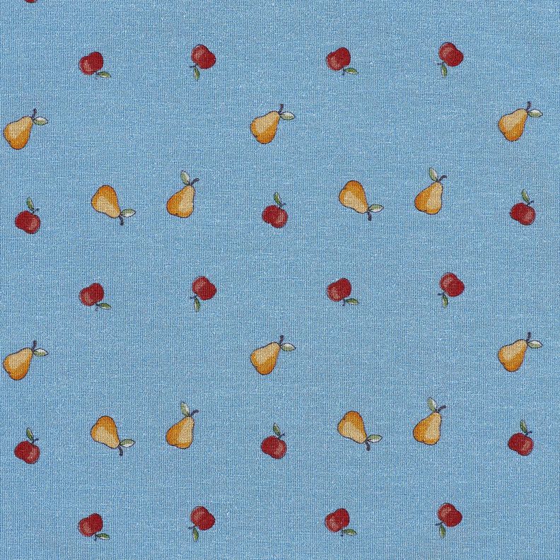 Cotton Jersey Apples and pears – denim blue,  image number 1